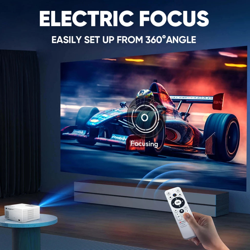 EROC Master Projector (1080P, Google Voice Control)