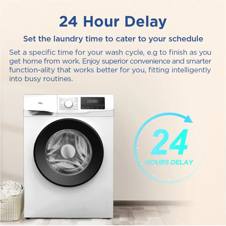 TCL Front Load Inverter Washing Machine - TWF60-P60, TWF75-P60
