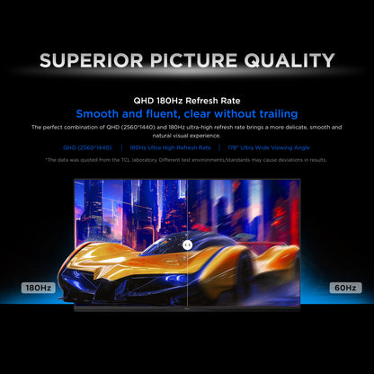 TCL G64 Series 25" & 32" Gaming Monitor QD Mini LED
