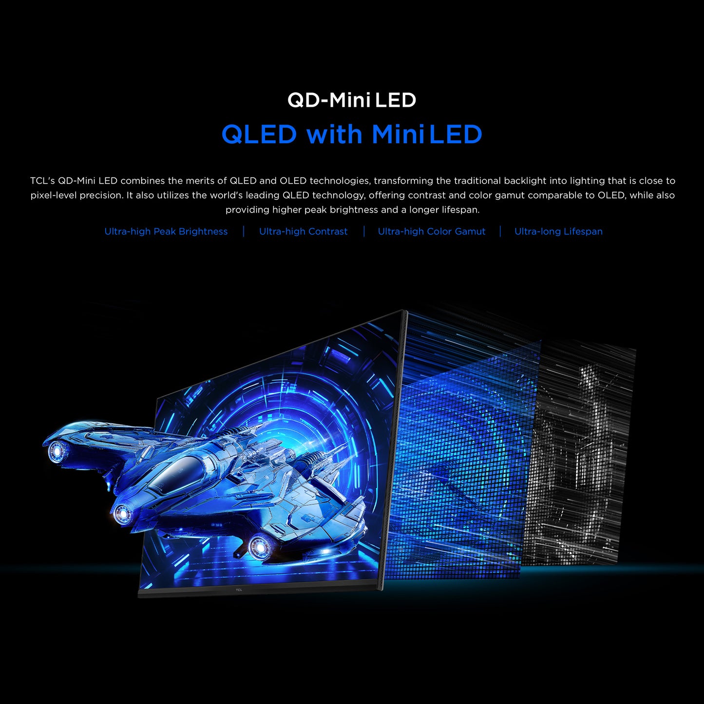 TCL G64 Series 25" & 32" Gaming Monitor QD Mini LED