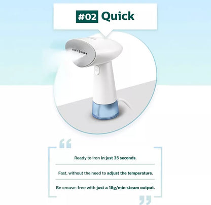 PHILIPS 1000 Series Handheld Garment Steamer STH1000/10 (Lightweight)