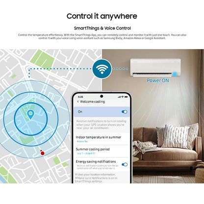 Samsung Windfree™ Wall-Mount Comfort Inverter Air Conditioner