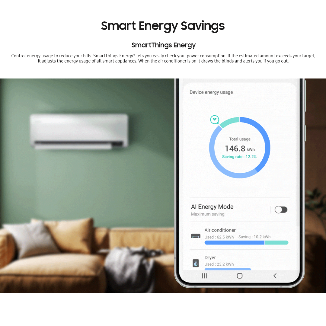 Samsung Windfree™ Wall-Mount Comfort Inverter Air Conditioner