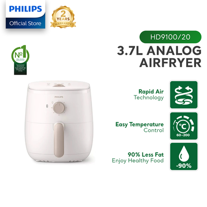 PHILIPS Air Fryer HD9100/20 (3.2L)