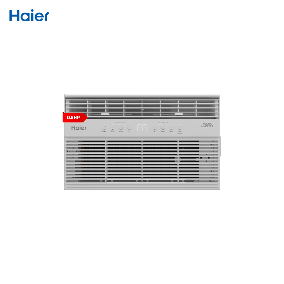 Haier 0.8/1.0 HP Full DC Inverter Eco Cool Window Type Aircon