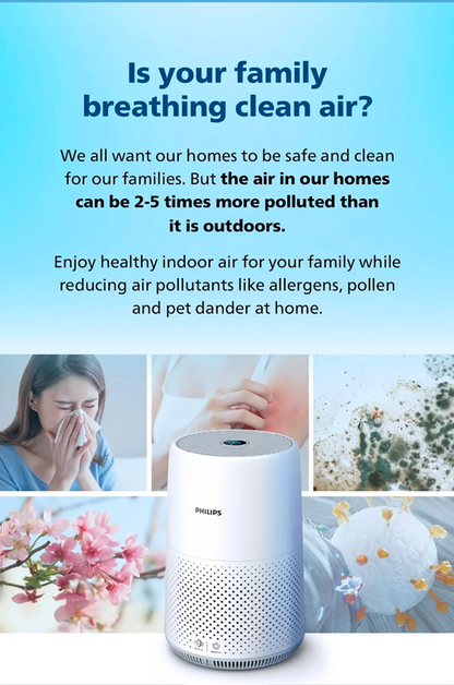 PHILIPS Compact Air Purifier AC0650/10 (HEPA Filter)
