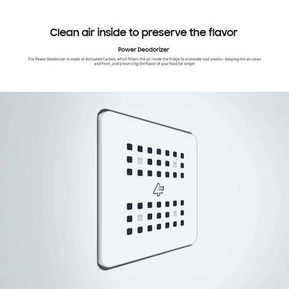 Samsung 10.9 cu.ft. Bottom Mount Freezer No Frost Inverter Refrigerator Power Deodorizer Refined Inox RB30N4020S9/TC