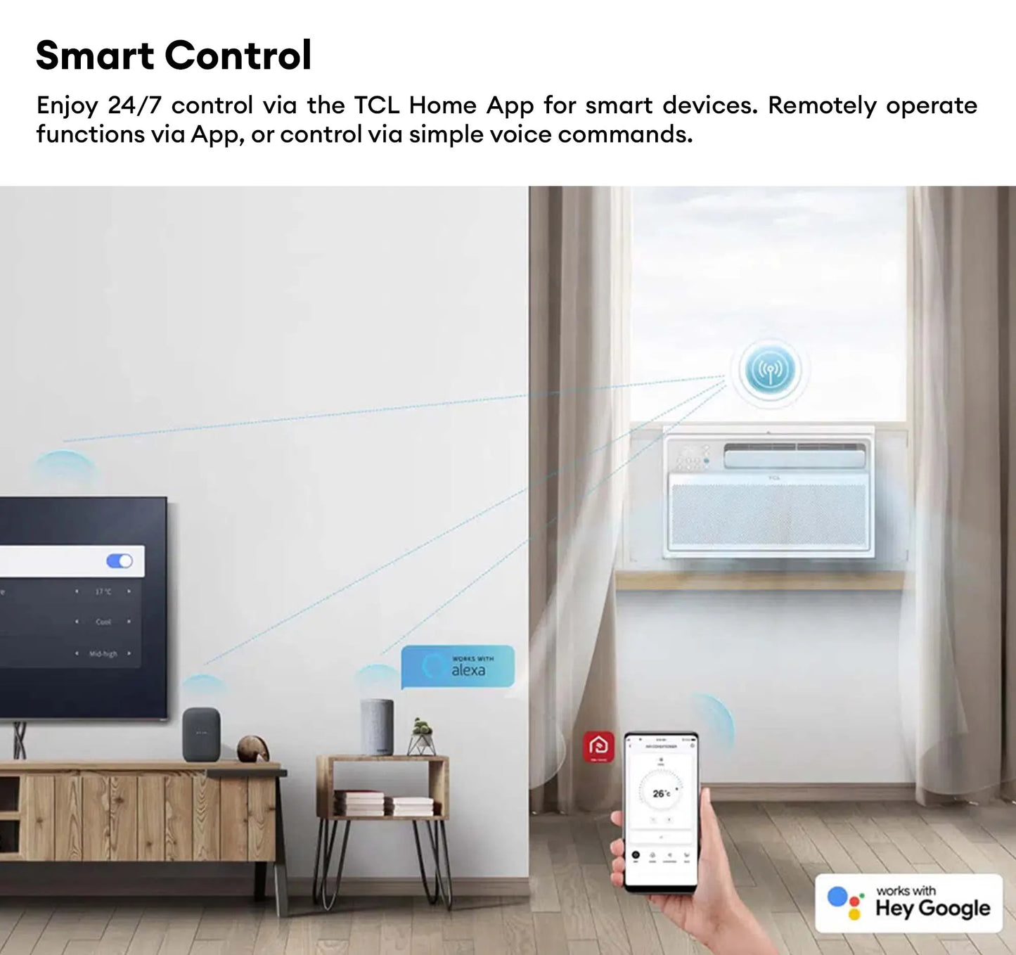 TCL AI Full DC Inverter Window Type Aircon - CWI/UJE2