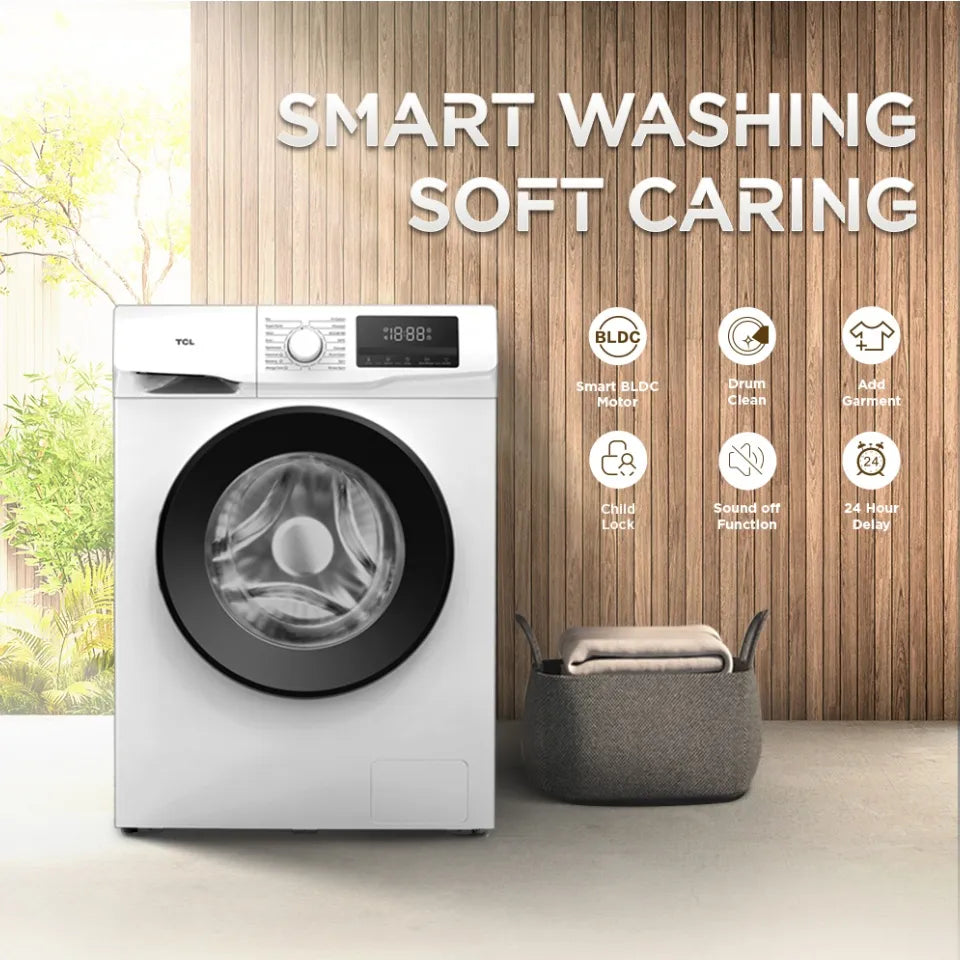 TCL Front Load Inverter Washing Machine - TWF60-P60, TWF75-P60