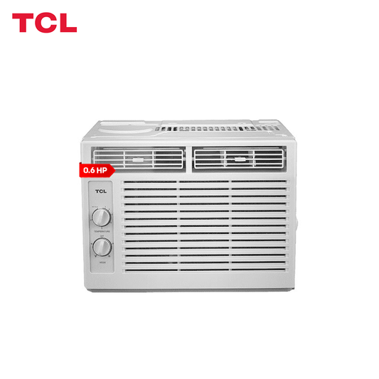 TCL 0.6HP Aircon Window Type Air Conditioner Fast Cooling Auto Protection Easy Clean (TAC-06CWM/F)
