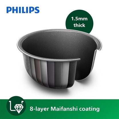 PHILIPS 5000 Series Digital Rice Cooker HD4539/62 (1.5L, 8 Layer Maifanshi Coating)