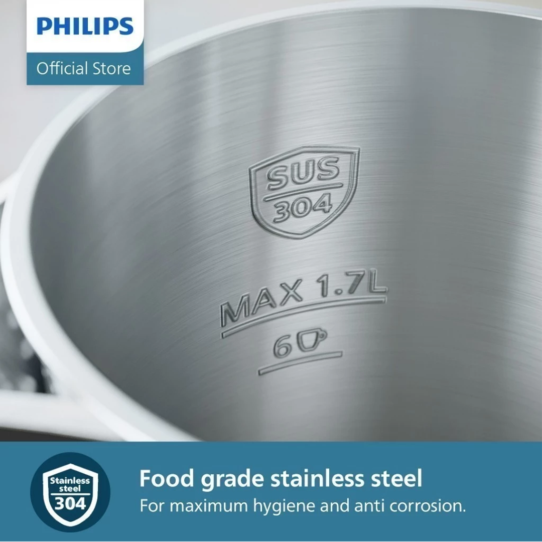 PHILIPS Series 5000 Double-Walled Kettle HD9395/90 (1.7L)