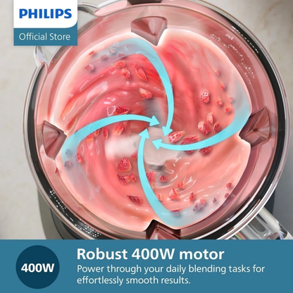 PHILIPS Series 3000 Blender HR3030/00 (2.0L, Plastic Jar)