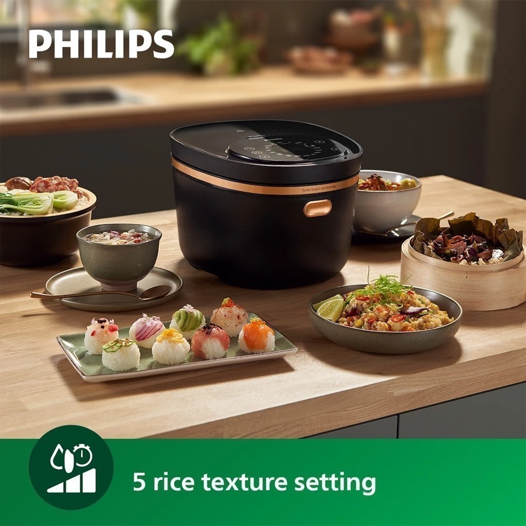 PHILIPS 5000 Series Digital Rice Cooker HD4539/62 (1.5L, 8 Layer Maifanshi Coating)