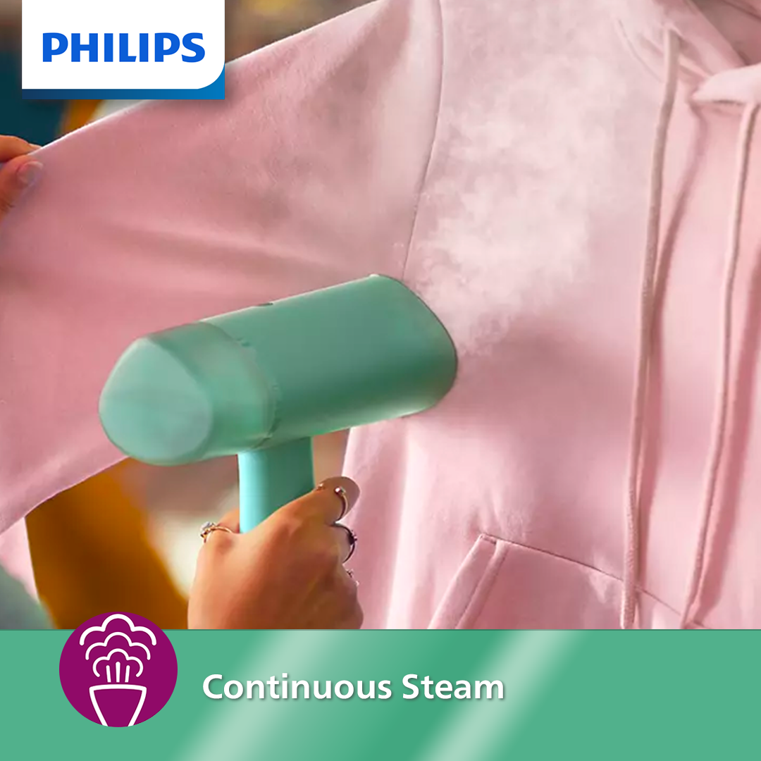 Philips 3000 Series Foldable Handheld Garment Steamer (STH3010/70)