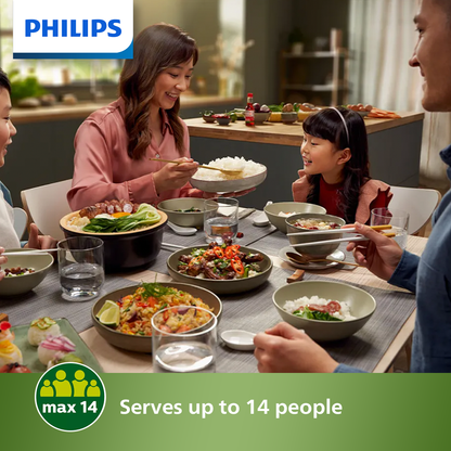 PHILIPS Rice Cooker HD3119/60 (2.0L, Bakuhanseki Coating)