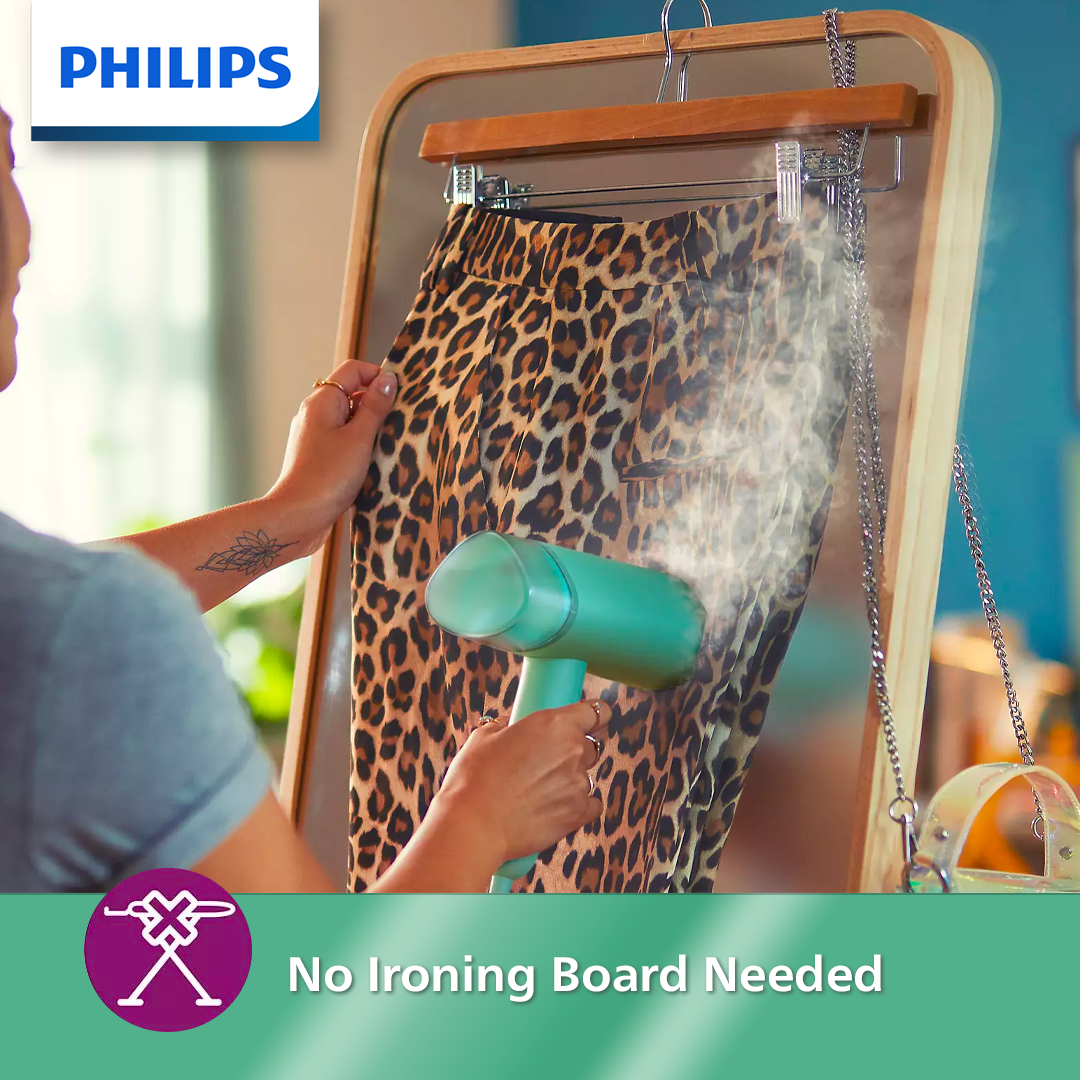 Philips 3000 Series Foldable Handheld Garment Steamer (STH3010/70)