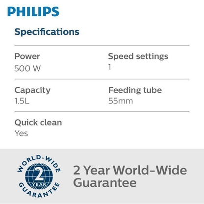 PHILIPS 1.5L Compact Juicer (HR1832/00)