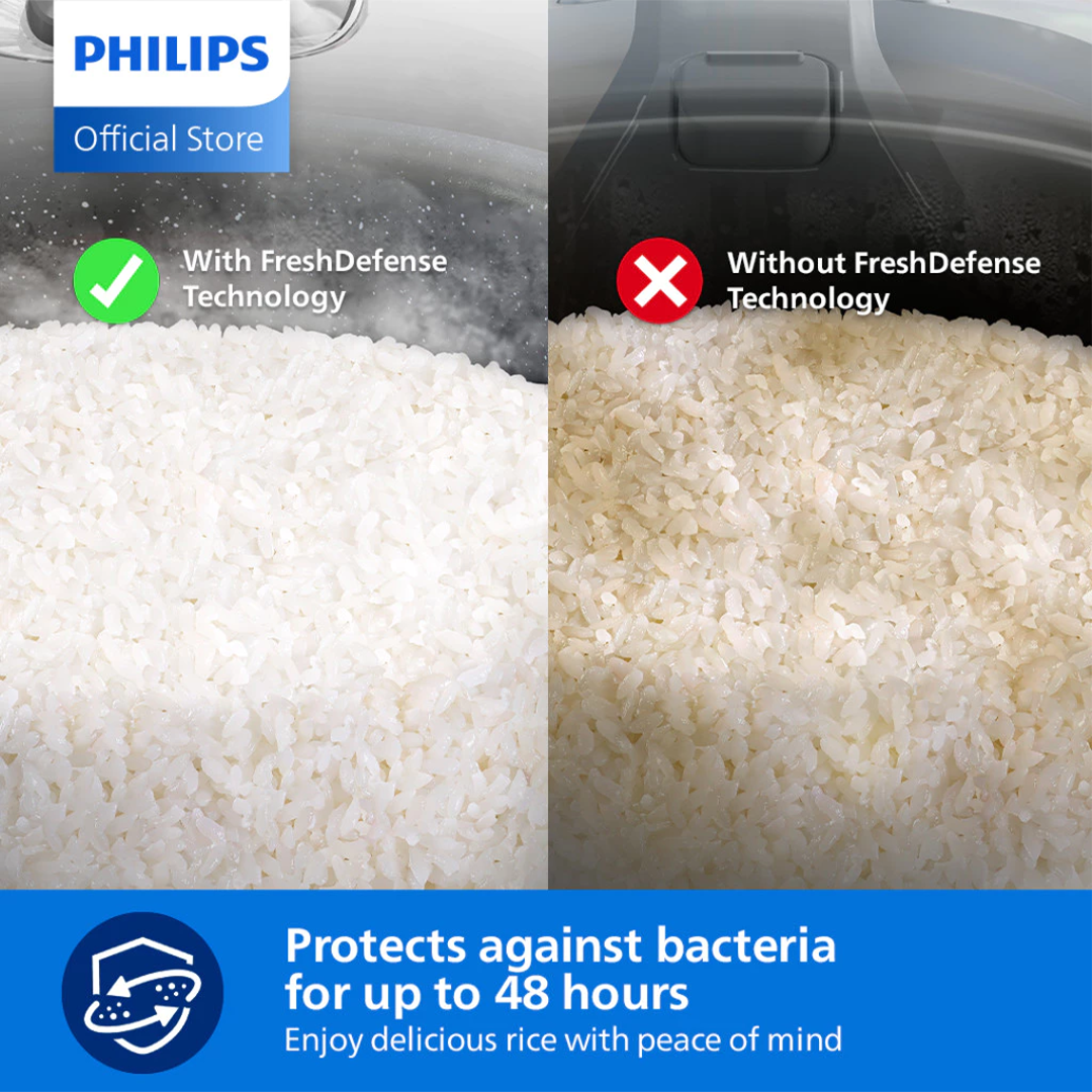 PHILIPS Rice Cooker HD4717/30 (1.8L, White)