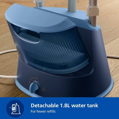 PHILIPS Stand Steamer STE1030/20 (1.8L With Integrated Style Mat)