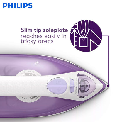 PHILIPS 1000 Series Steam Iron DST1040/30 (2000W, Non Stick Soleplate, Calc Clean)