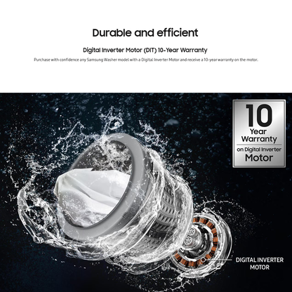 Samsung 7.5 kg Laundry Top Load Digital Inverter Eco Washing Machine Lavender Gray WA75CG4240BYTC