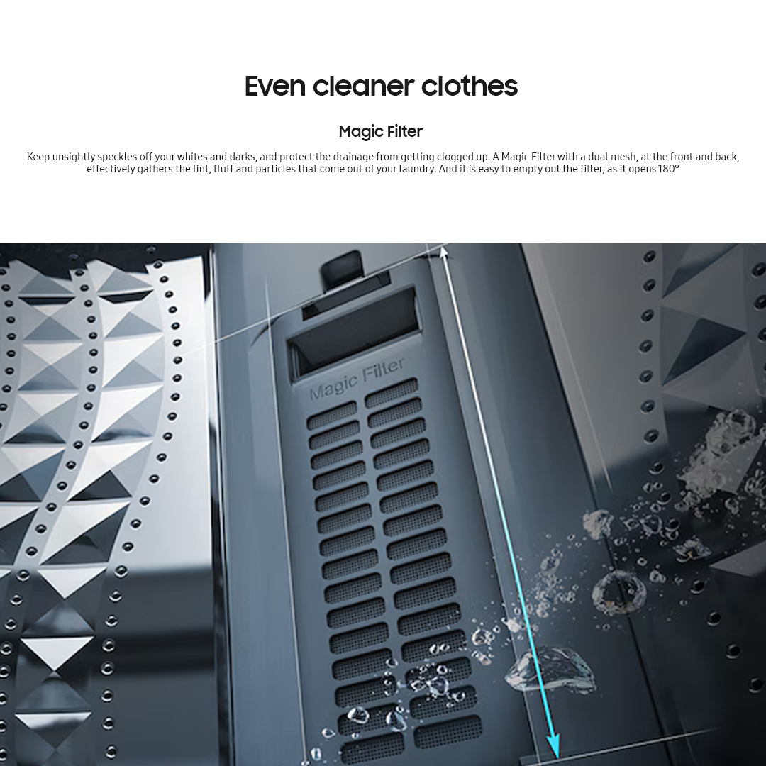 Samsung 7.5 kg Laundry Top Load Digital Inverter Eco Washing Machine Lavender Gray WA75CG4240BYTC