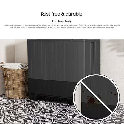 Samsung 16kg Power Storm Twin Tub Washing Machine Black Caviar WT16B5240BA/TC