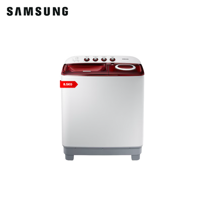 Samsung 8.5kg EZ Wash Tray™ Rust Proof Twin Tub Semi-Automatic Washing Machine Light Gray WT85H3210MG/TC