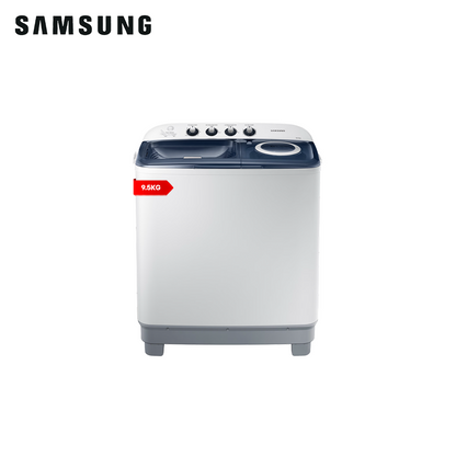 Samsung 9.5kg EZ Wash Tray™ Twin Tub Washer Light Gray WT95H3230MB/TC