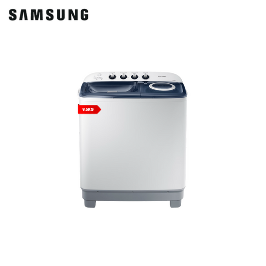 Samsung 9.5kg EZ Wash Tray™ Twin Tub Washer Light Gray WT95H3230MB/TC