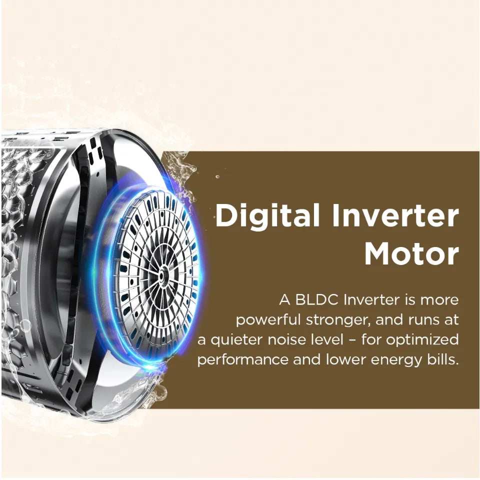 TCL Front Load Inverter Washing Machine - TWF60-P60, TWF75-P60