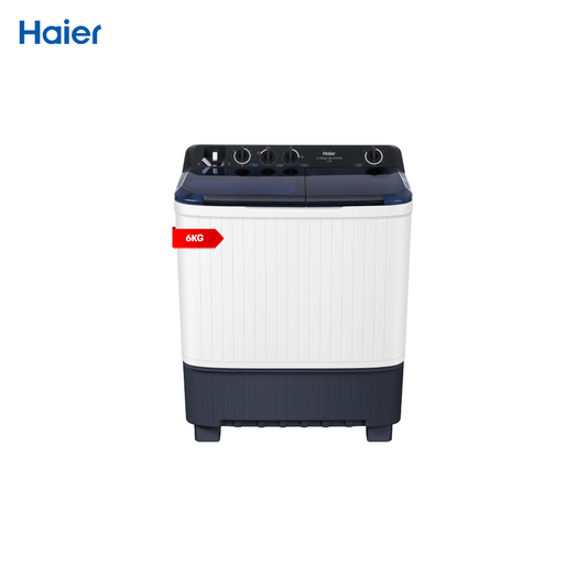 Haier Twin Tub Washing Machine P1217 Soak Wash with Dryer Function