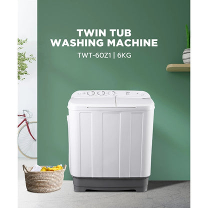 TCL Twin Tub Washing Machine - TWT-60Z1