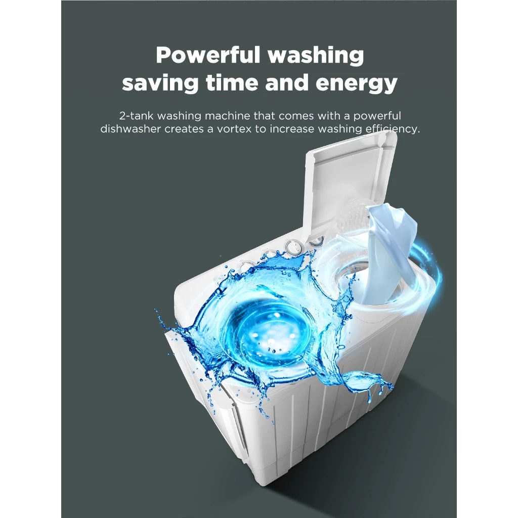 TCL Twin Tub Washing Machine - TWT-60Z1