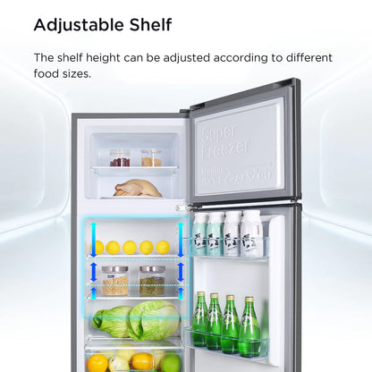 TCL 5 Cu. Ft. Two Door Refrigerator TRF-118PH