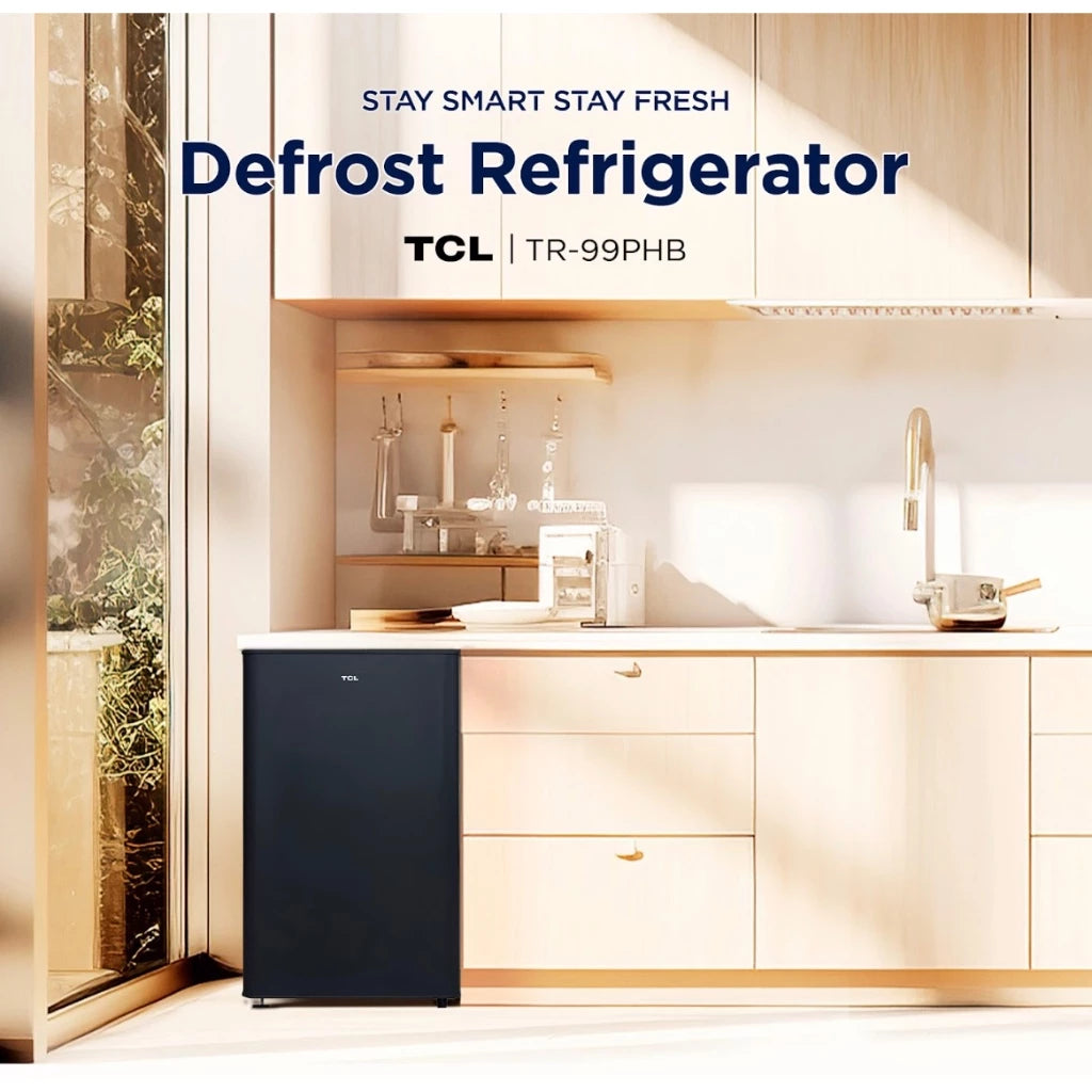 TCL 3.5 cu.ft. Single-Door Refrigerator - TR-99PHB