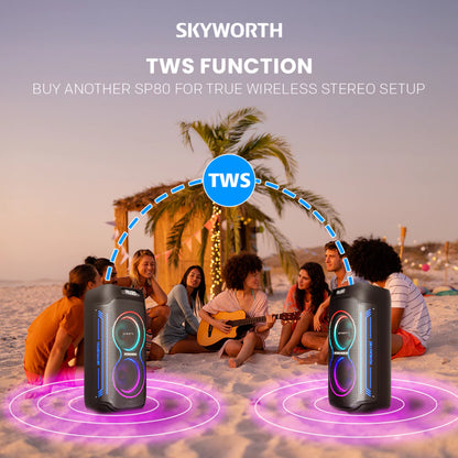 Skyworth PartyBox SP80 Portable Party Speaker