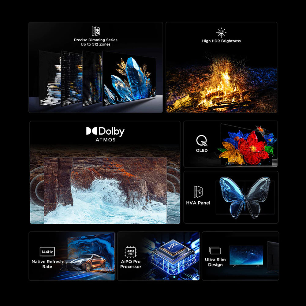 TCL 55" C6K QD-MiniLED 4K Google Smart TV