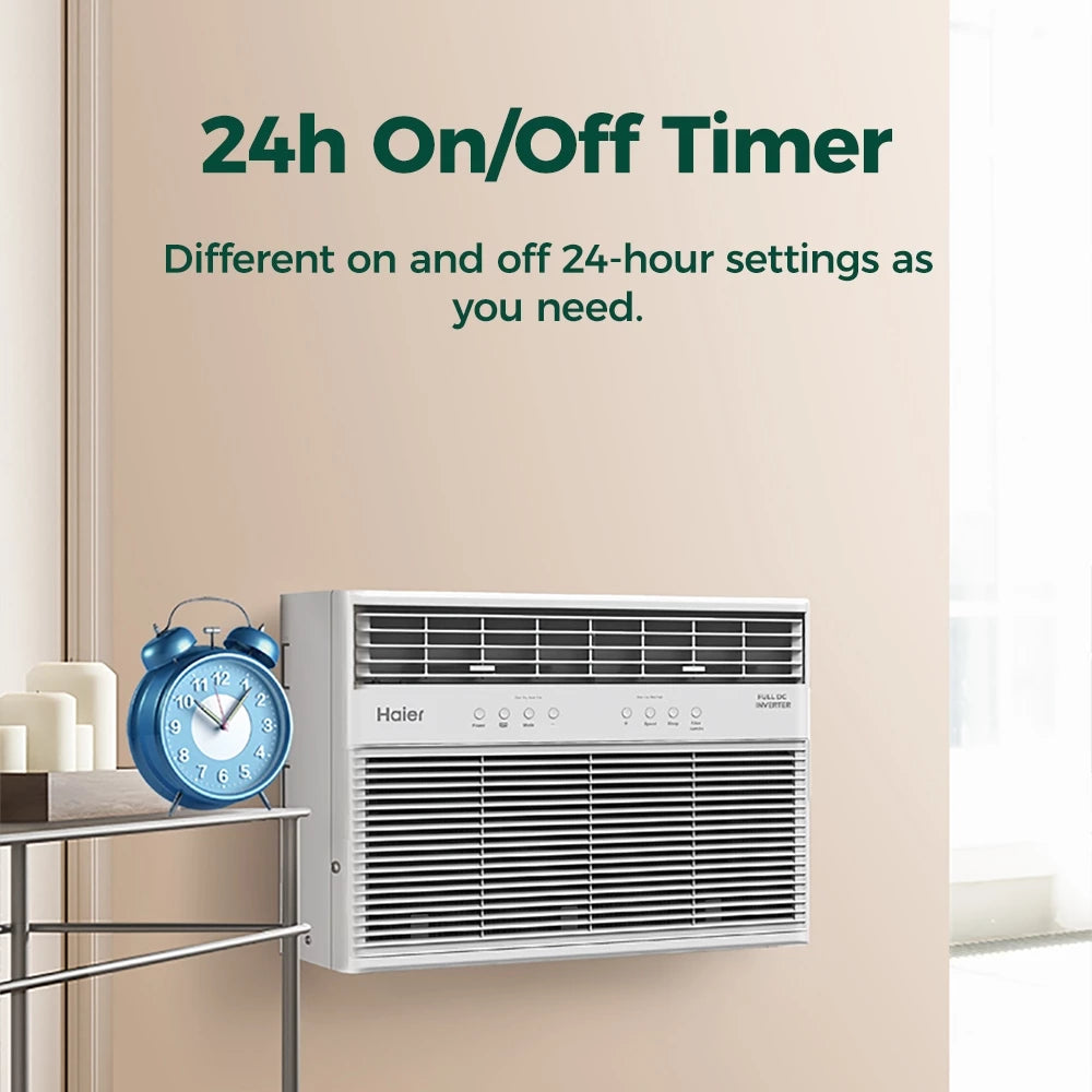 Haier 0.8/1.0 HP Full DC Inverter Eco Cool Window Type Aircon