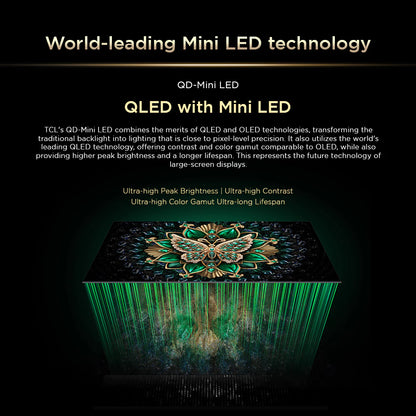 TCL 55" C6K QD-MiniLED 4K Google Smart TV