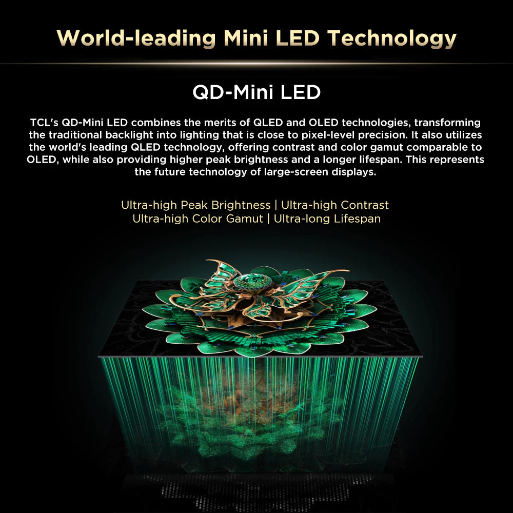 TCL 55" Premium QD-MiniLED TV 55C7K