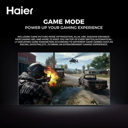 Haier H43S80EUX 43 Inch QLED Google TV (Netflix & Youtube One Touch, Google Playstore, Google Assistant, Google Chromecast Built in, Dolby Digital Decoding, HDR)
