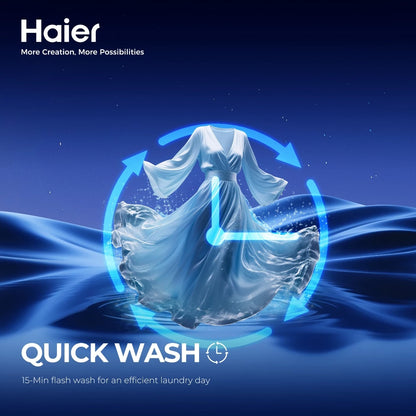 Haier HWM70-1269S5 7kg Quick Wash Fully Automatic Top Load Washing Machine