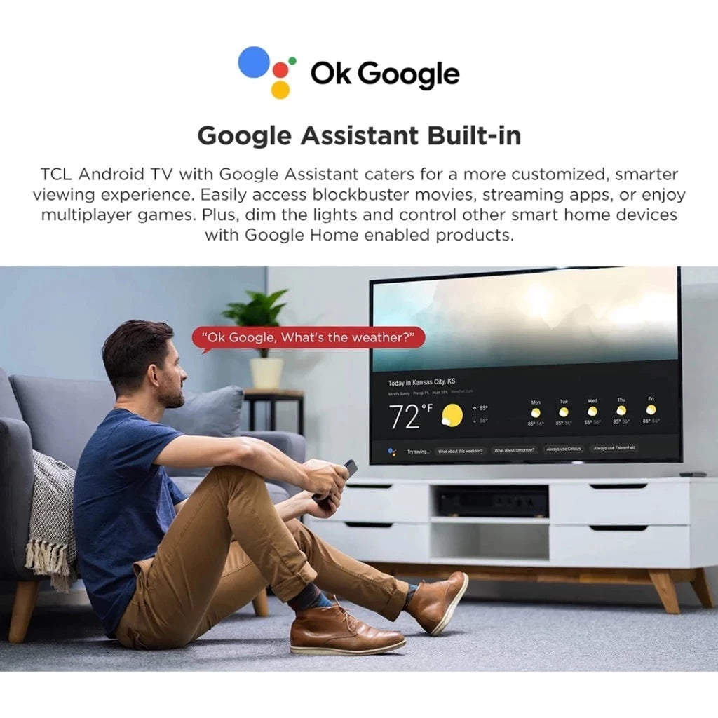 TCL 55 inch 4K UHD Smart Google TV 55P635