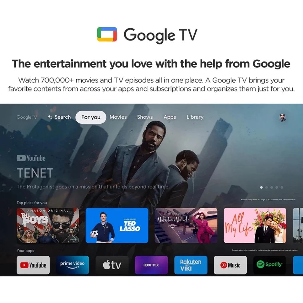 TCL 55 inch 4K UHD Smart Google TV 55P635