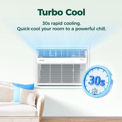 Haier 0.8/1.0 HP Full DC Inverter Eco Cool Window Type Aircon