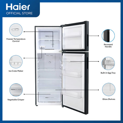 Haier HRF-IVF290FB  No Frost Twin Inverter Two Door Refrigerator (10.0 cu.ft./283L)