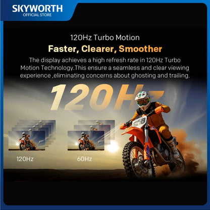 Skyworth 43/55/65 Inch 4K UHD QLED Google TV - QE63G
