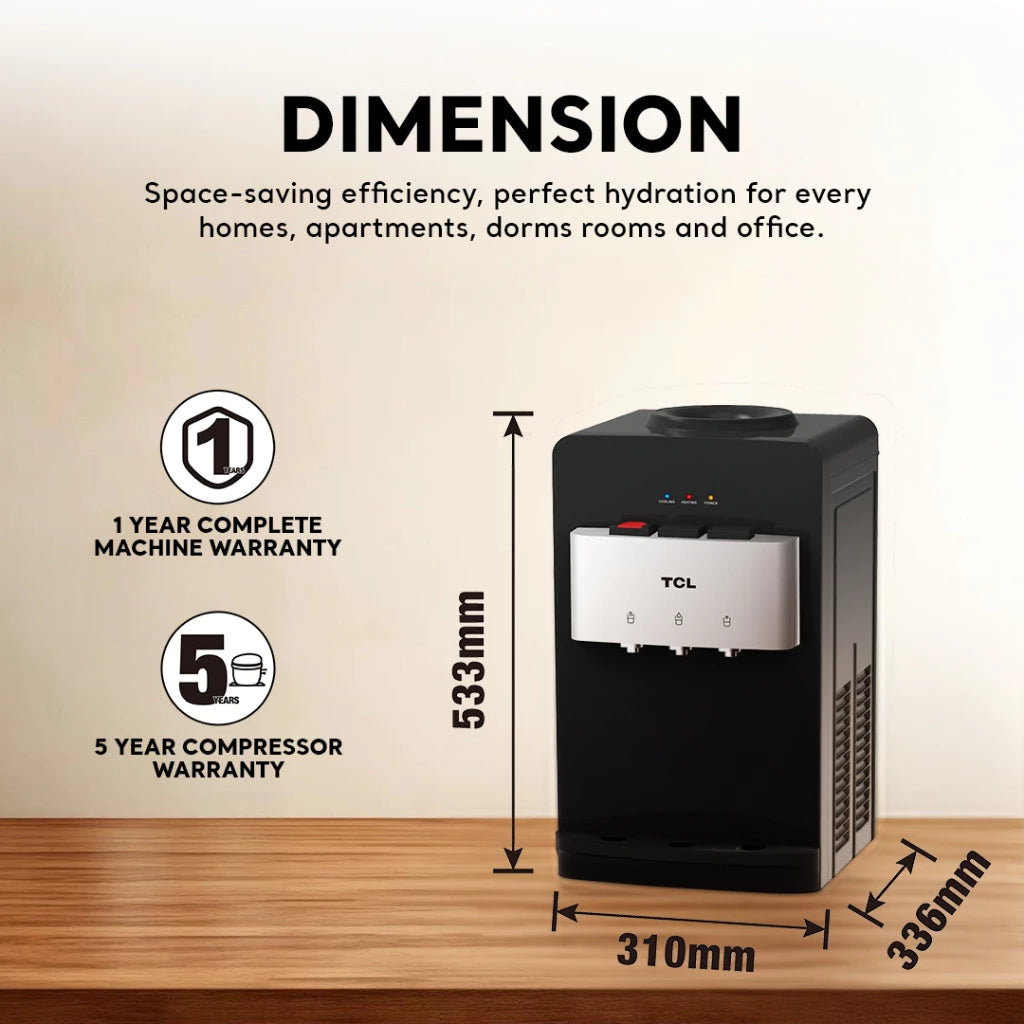 TCL Table Top Water Dispenser TY-TWYR87